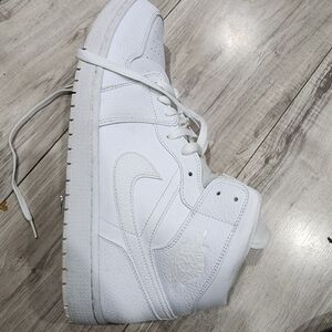 White High-Top Sneakers